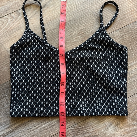 Sunday Best Black and White Crop Top - Picture 7 of 7